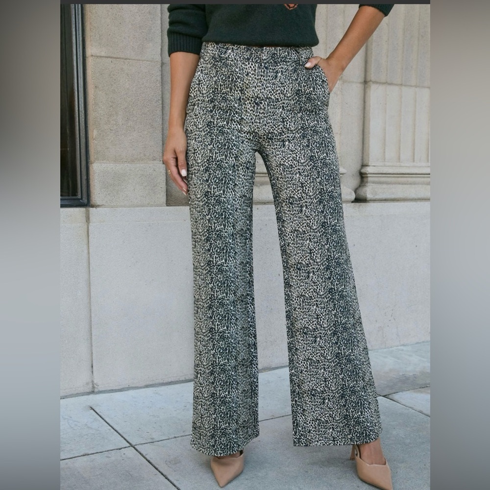 🐆VICI Talk Of The Town Leopard Print Pants🐆SZ XS - Picture 3 of 15